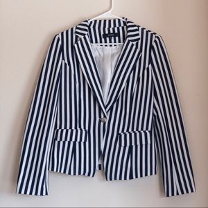 Forever 21 Navy Striped Blazer